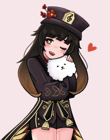 as hutao from genshin impact